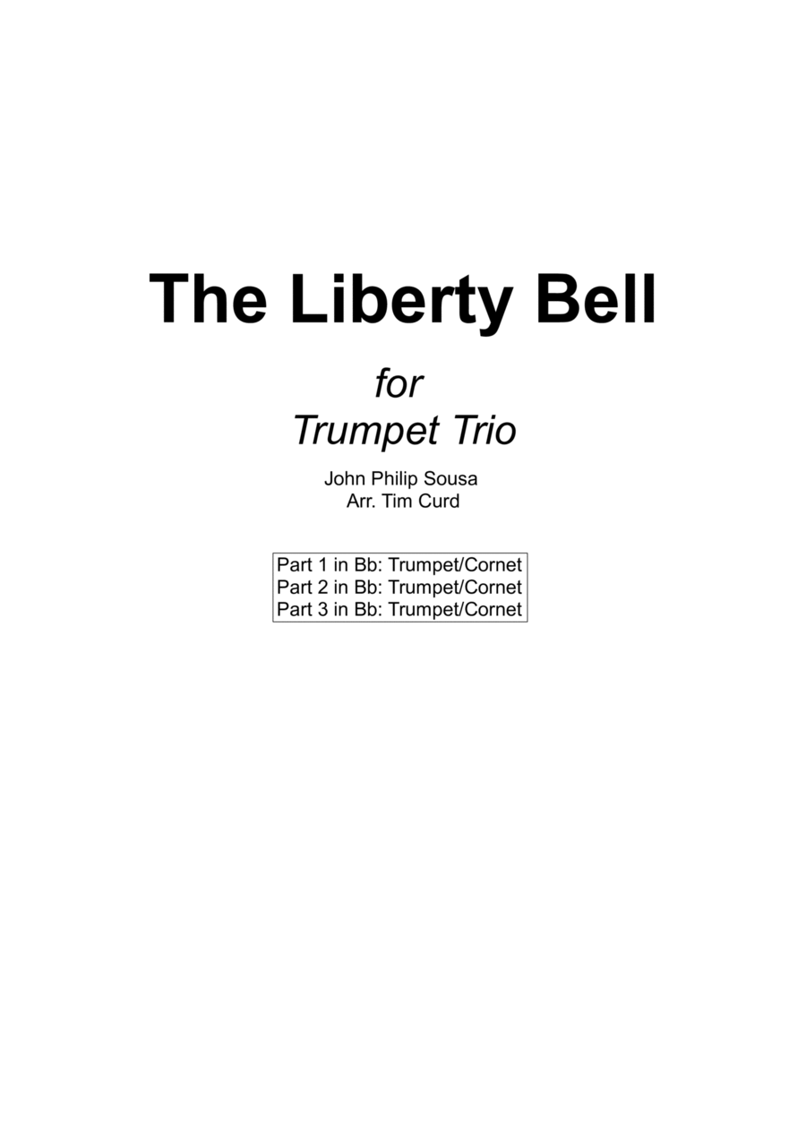 The Liberty Bell for Trumpet Trio Trumpet Trio scores gallery preview page 1
