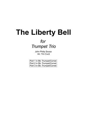 Book cover for The Liberty Bell for Trumpet Trio