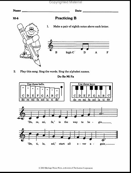 Ready-to-Use Music Reading Activities Kit image number null