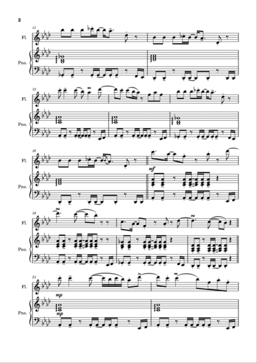 Good Grief Flute scores gallery preview page 2