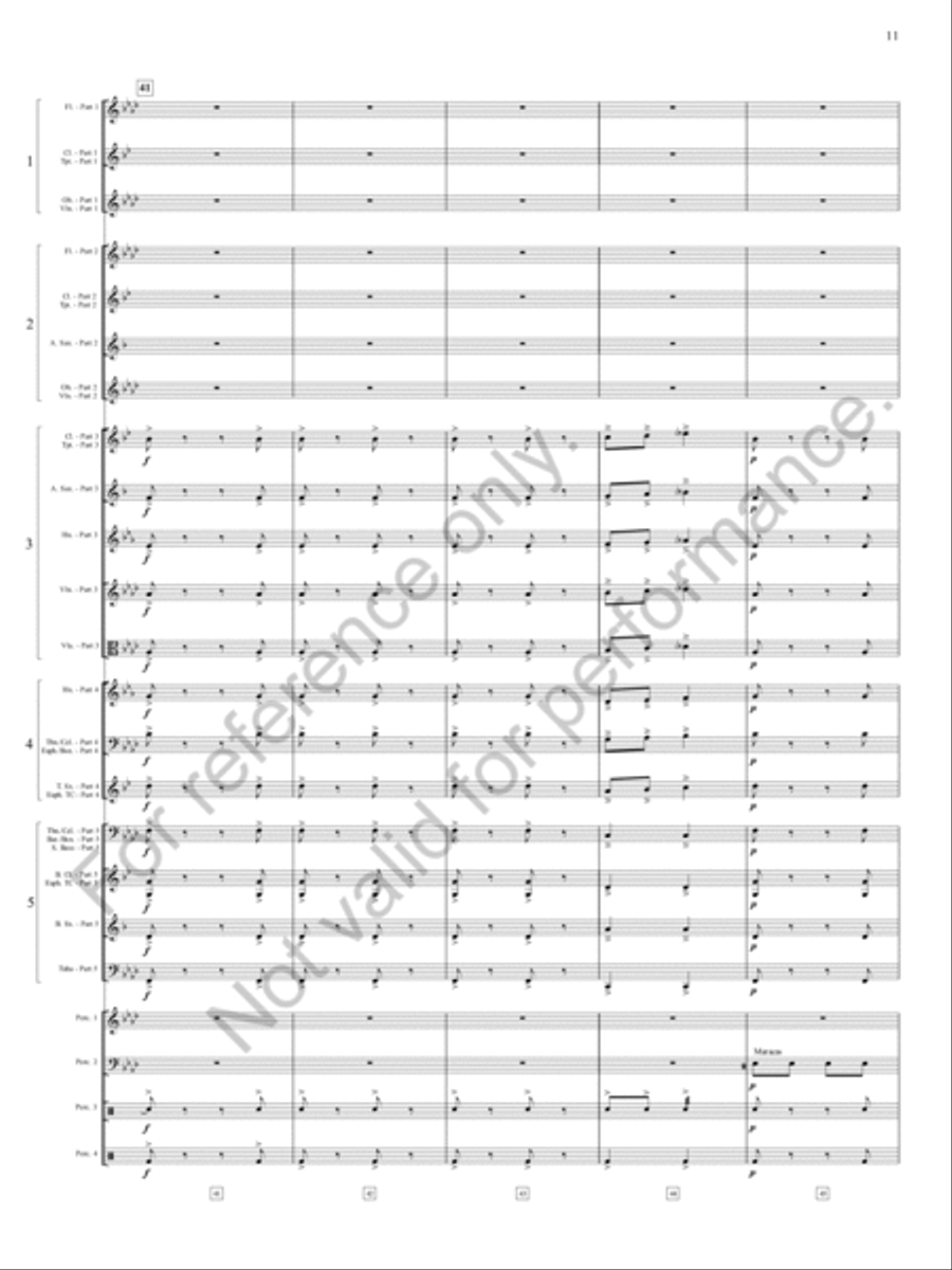 Zia, Zia! Zia, Zia! Concert Band scores gallery preview page 12