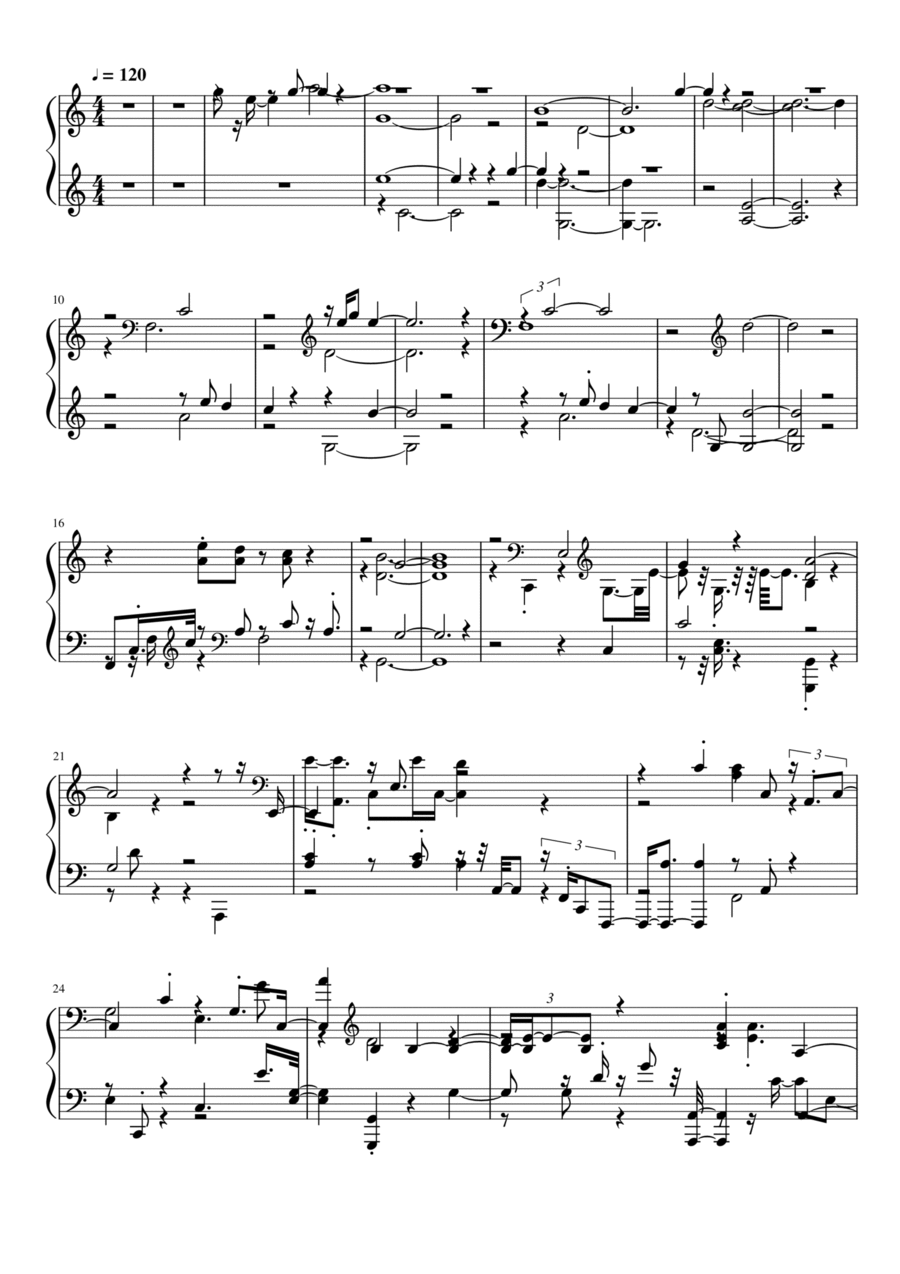 DESTINATION Piano Solo scores gallery preview page 1