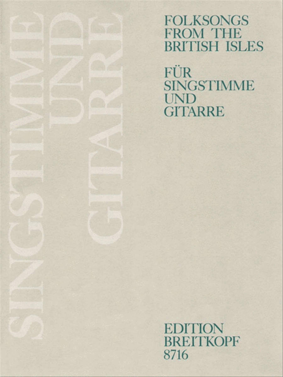 Folksongs from the British Isles Guitar scores gallery preview page 1