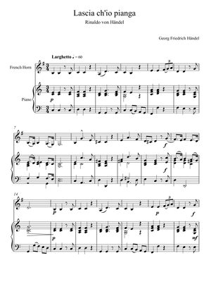 Georg Friedrich Handel - Lascia ch'io pianga (French Horn Solo)