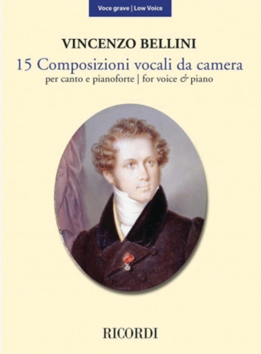 15 Composizioni Vocali Da Camera - Low Voice New Edition Based On Critical Edition