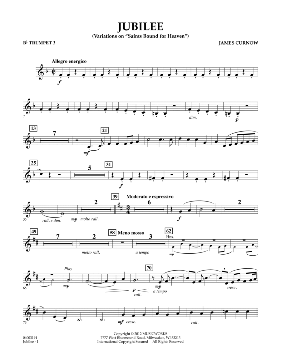 Jubilee (Variations On 