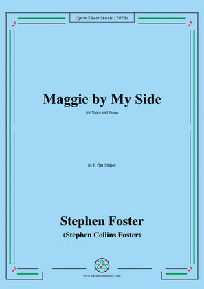 Book cover for S. Foster-Maggie by My Side,in E flat Major
