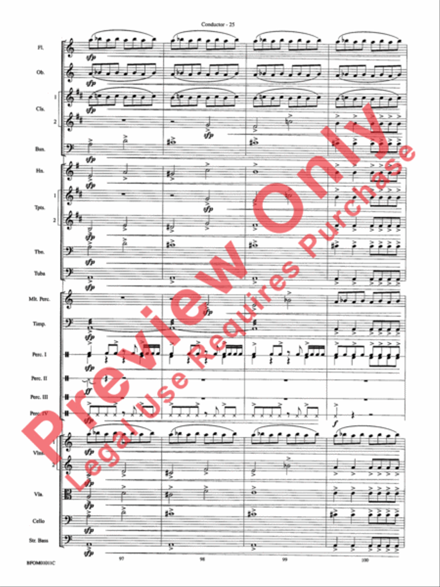 Dark Adventure Full Orchestra scores gallery preview page 28
