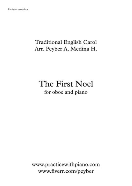 The First Noel, for oboe and piano image number null