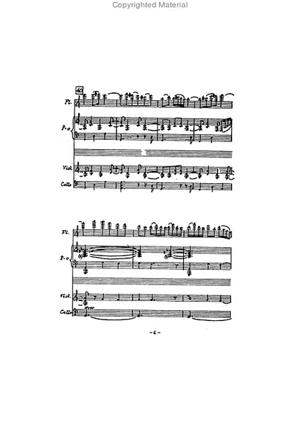 Quintett fur Flote, Klarinette, Violine, Violoncello und Klavier