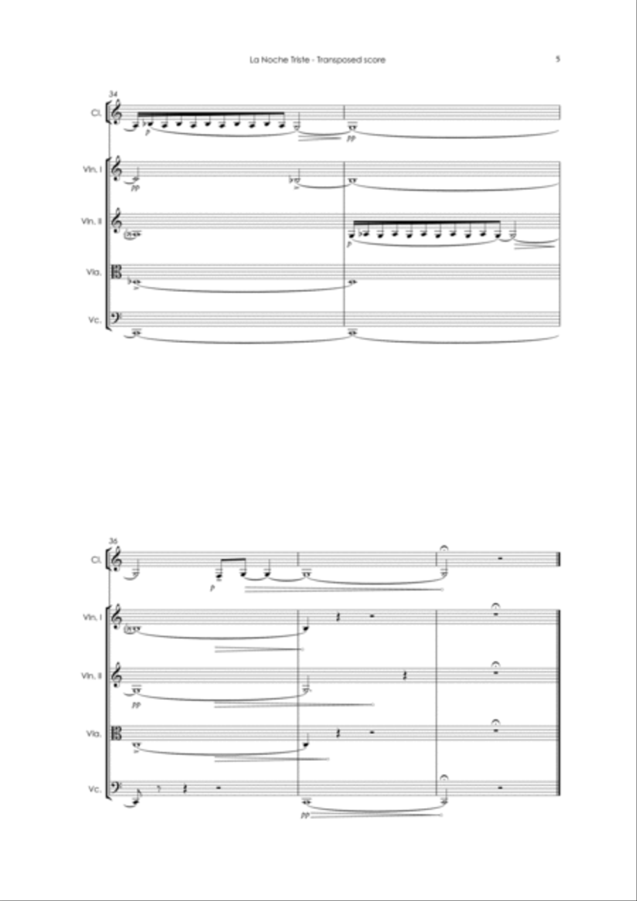 La Noche Triste La Noche Triste School and Community scores gallery preview page 5