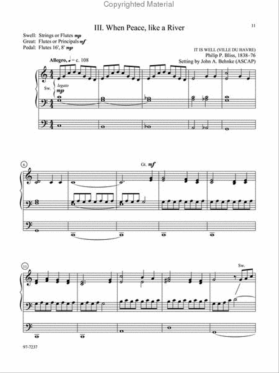 An American Hymn Suite An American Hymn Suite Organ scores gallery preview page 4