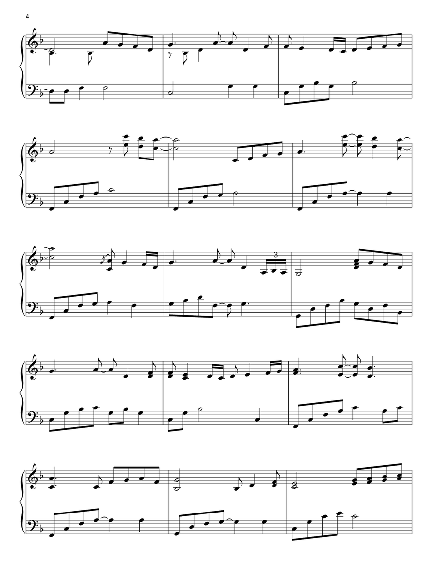 Vincent (Starry Starry Night) Piano Solo scores gallery preview page 4