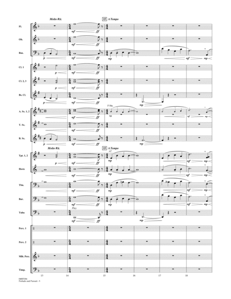 Prelude And Pursuit - Full Score