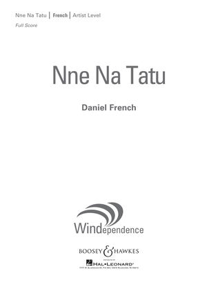 Book cover for Nne Na Tatu - Conductor Score (Full Score)