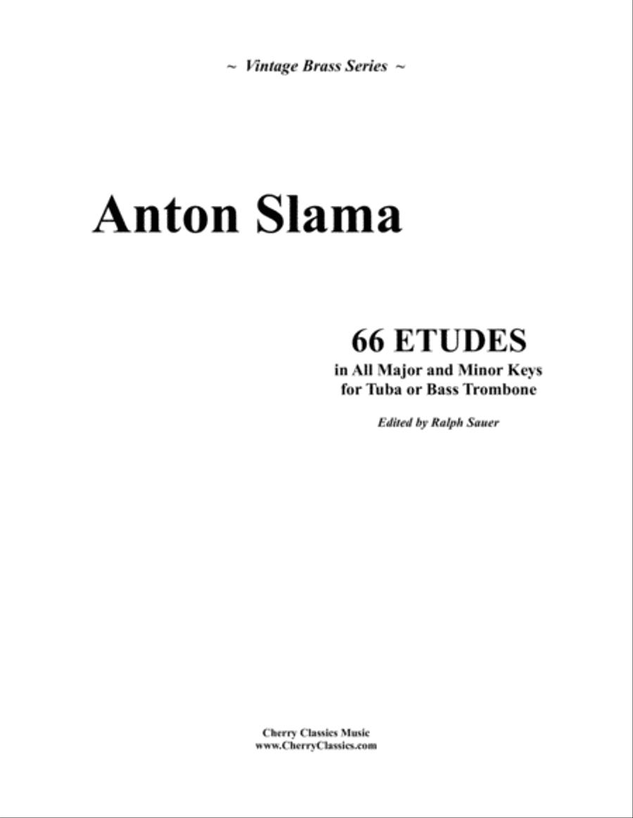 66 Etudes in all Major and Minor Keys for Tuba or Bass Trombone Trombone scores gallery preview page 2