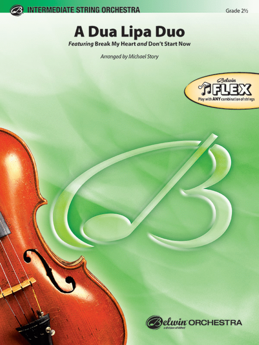 A Dua Lipa Duo String Orchestra scores gallery preview page 1