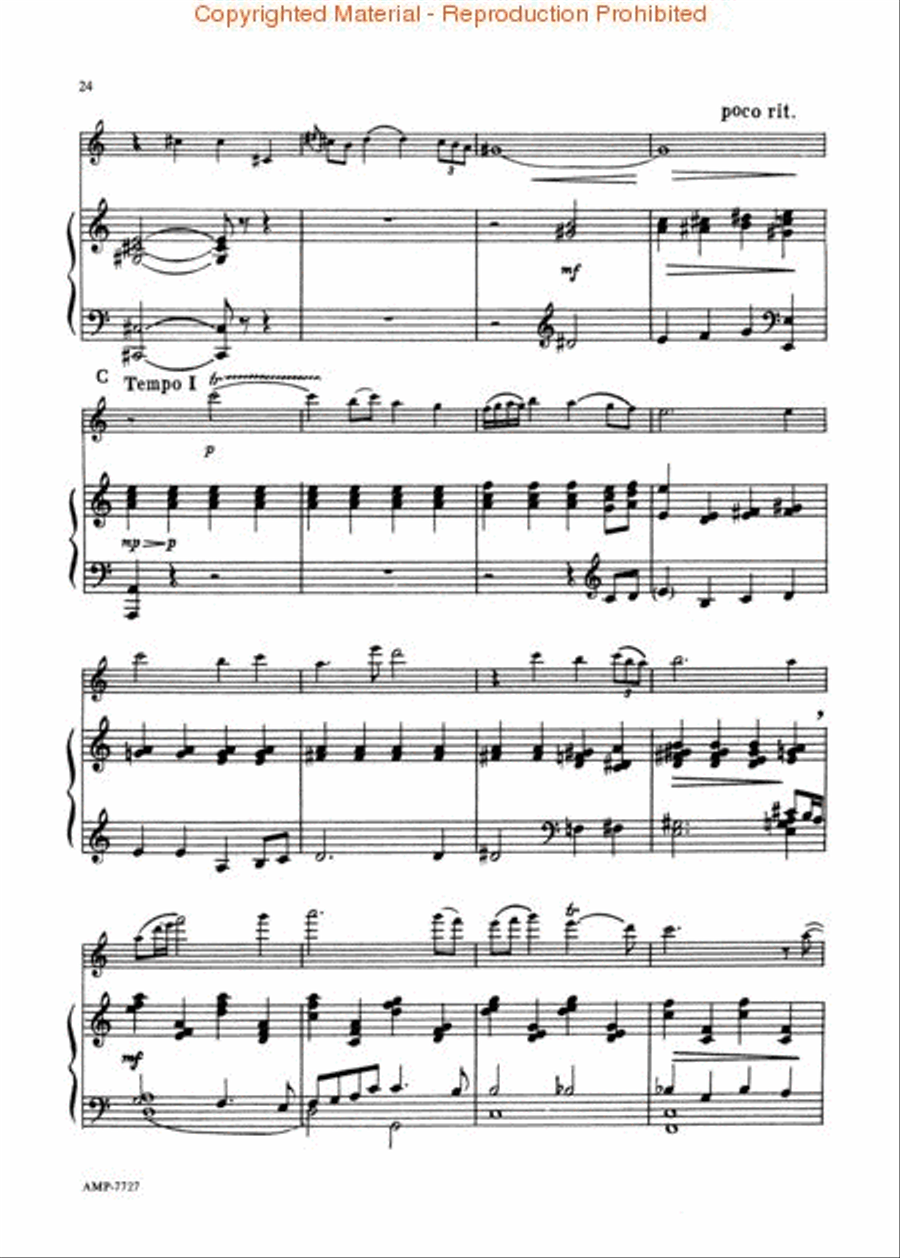 Sonata for Flute Sonata for Flute Flute Solo scores gallery preview page 3