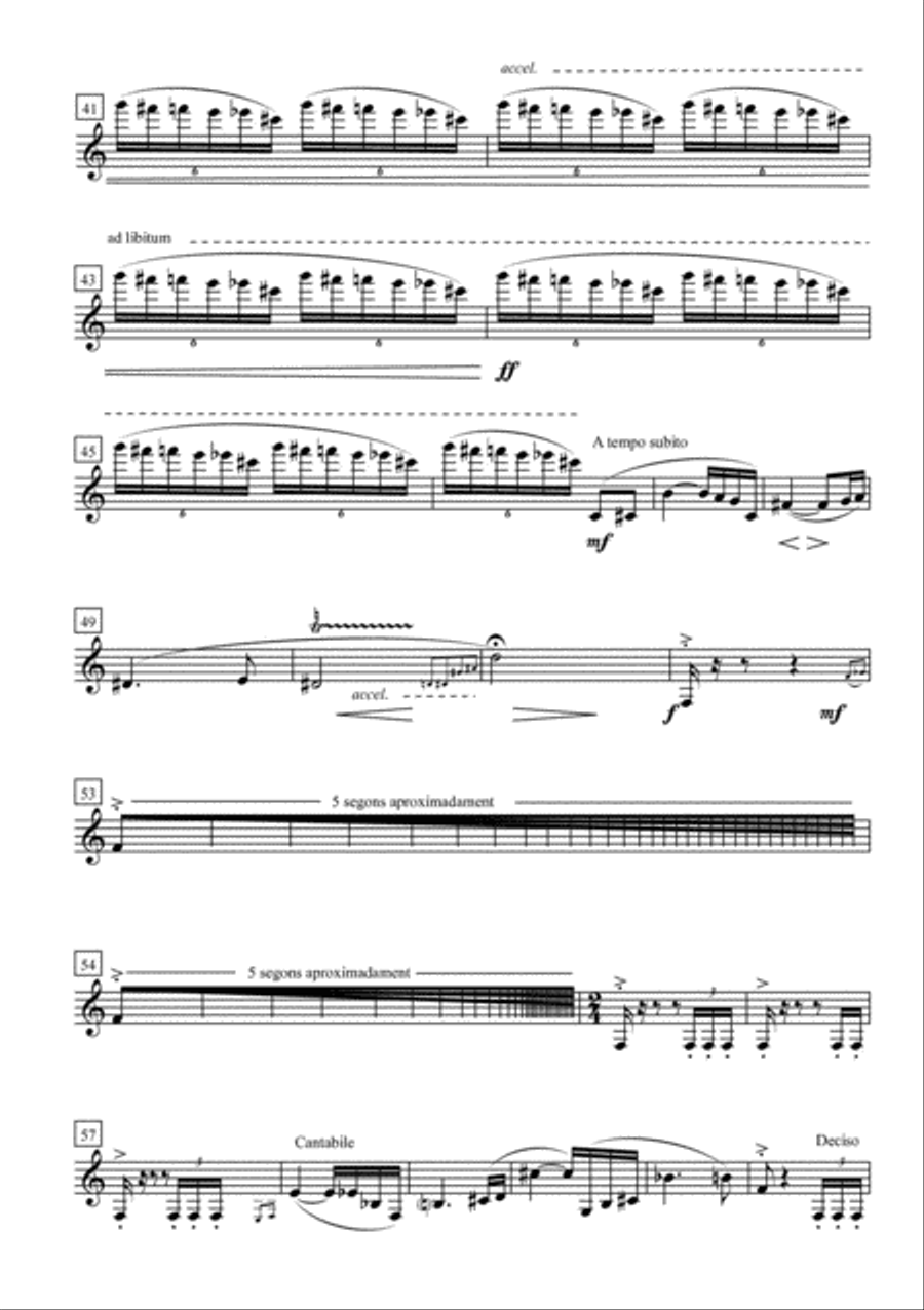 Red for Clarinet Solo Red for Clarinet Solo Clarinet Solo scores gallery preview page 3
