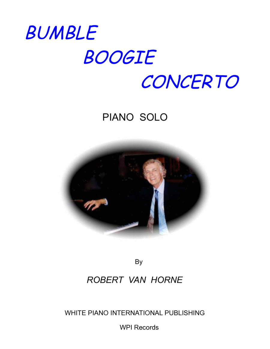 BUMBLE BOOGIE CONCERTO by Robert Van Horne (Advanced Piano Solo) Piano Solo scores gallery preview page 1