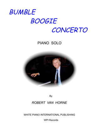 Book cover for BUMBLE BOOGIE CONCERTO by Robert Van Horne (Advanced Piano Solo)