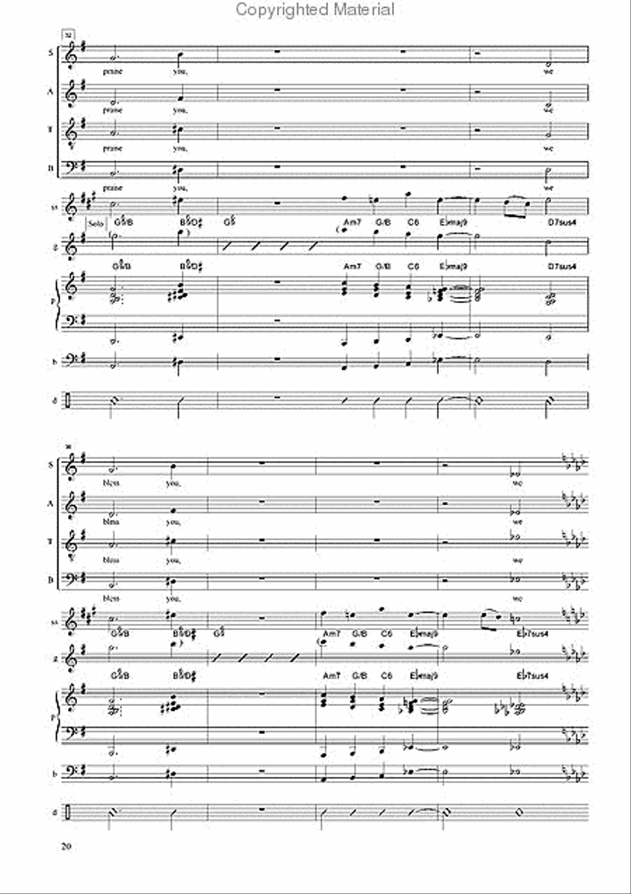 New York Mass 4-Part scores gallery preview page 3