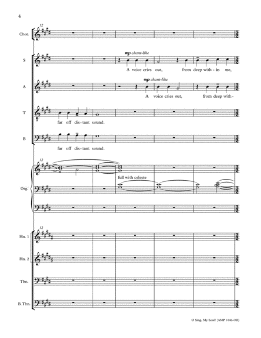 O Sing, My Soul! 4-Part scores gallery preview page 4