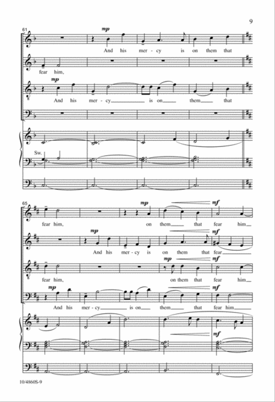 Magnificat and Nunc Dimittis (