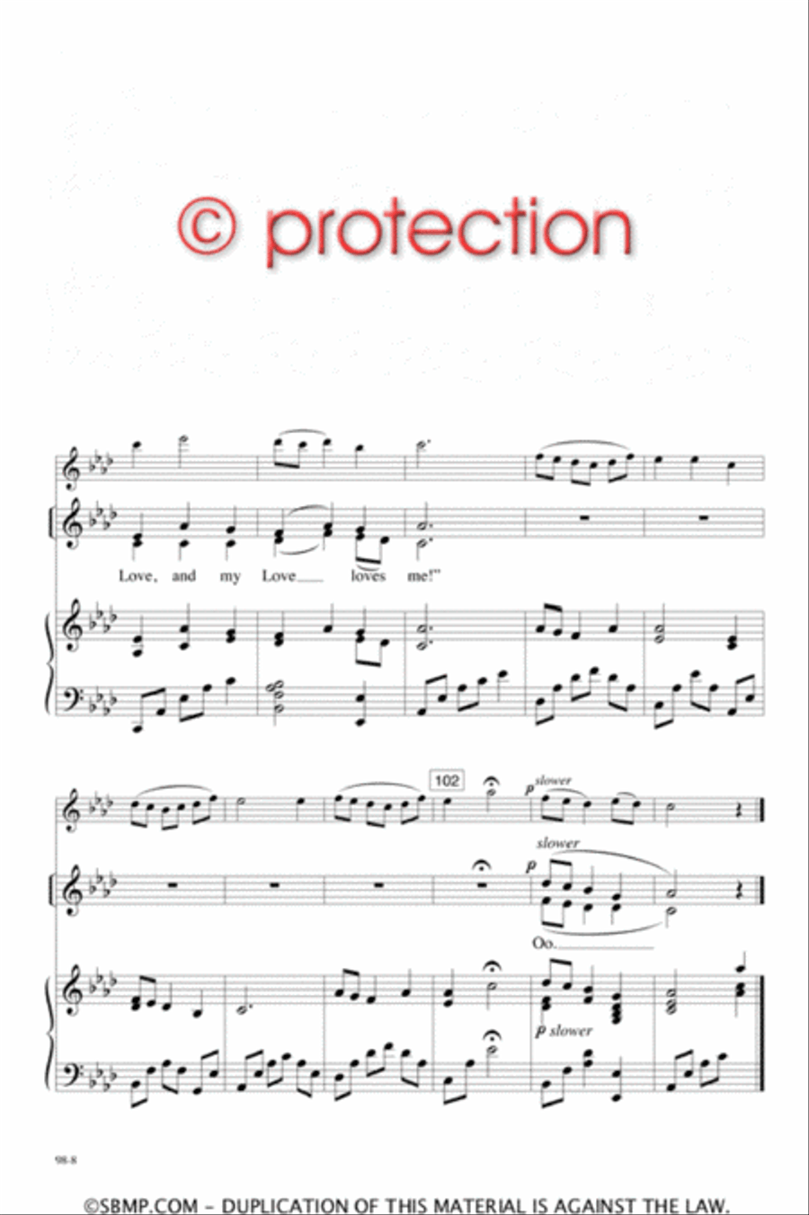 Answer to a Child's Question - SA Octavo SA scores gallery preview page 7