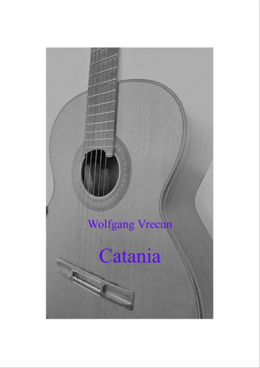 Catania Catania Guitar Tablature scores gallery preview page 1