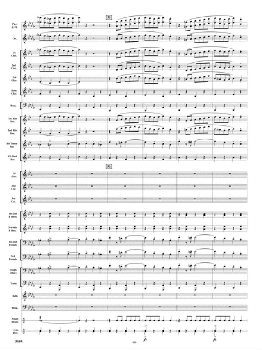 Rolling Thunder Concert Band scores gallery preview page 9