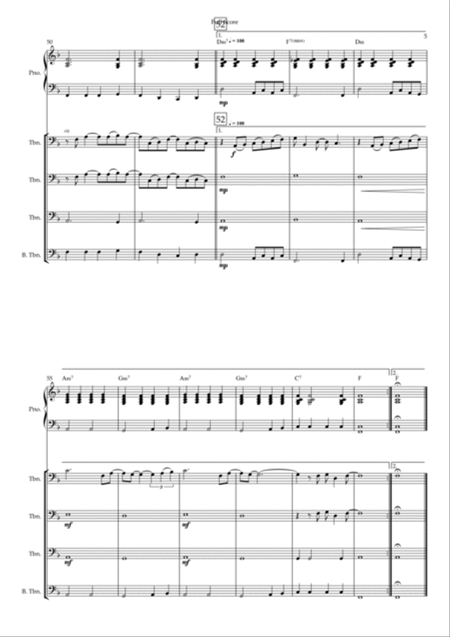 Wouldn't It Be Nice Small Ensemble scores gallery preview page 5