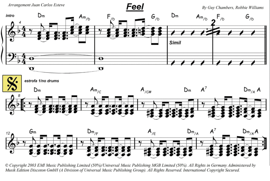 Feel Easy Piano scores gallery preview page 1