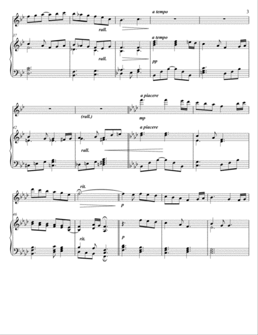What Child Is This? - for Flute and Piano Flute Solo scores gallery preview page 3