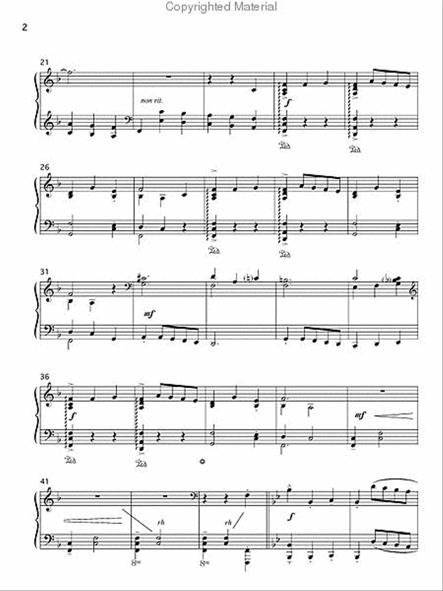 Good Christian Men, Rejoice Piano Solo scores gallery preview page 3