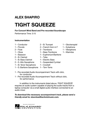 Tight Squeeze - Full Score