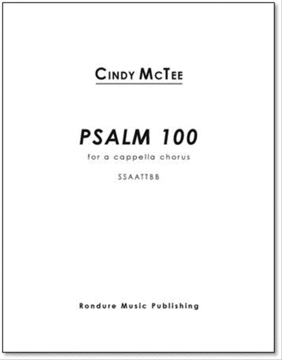 Psalm 100 Psalm 100 SSAATTBB scores gallery preview page 1
