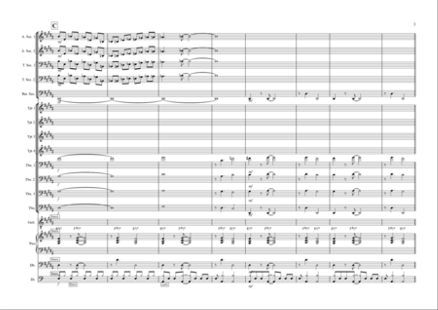 Time to Remind Me Time to Remind Me Jazz Ensemble scores gallery preview page 3