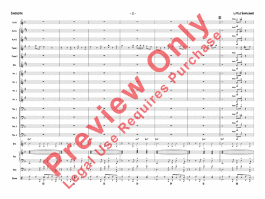 Little Sunflower Little Sunflower Jazz Ensemble scores gallery preview page 14