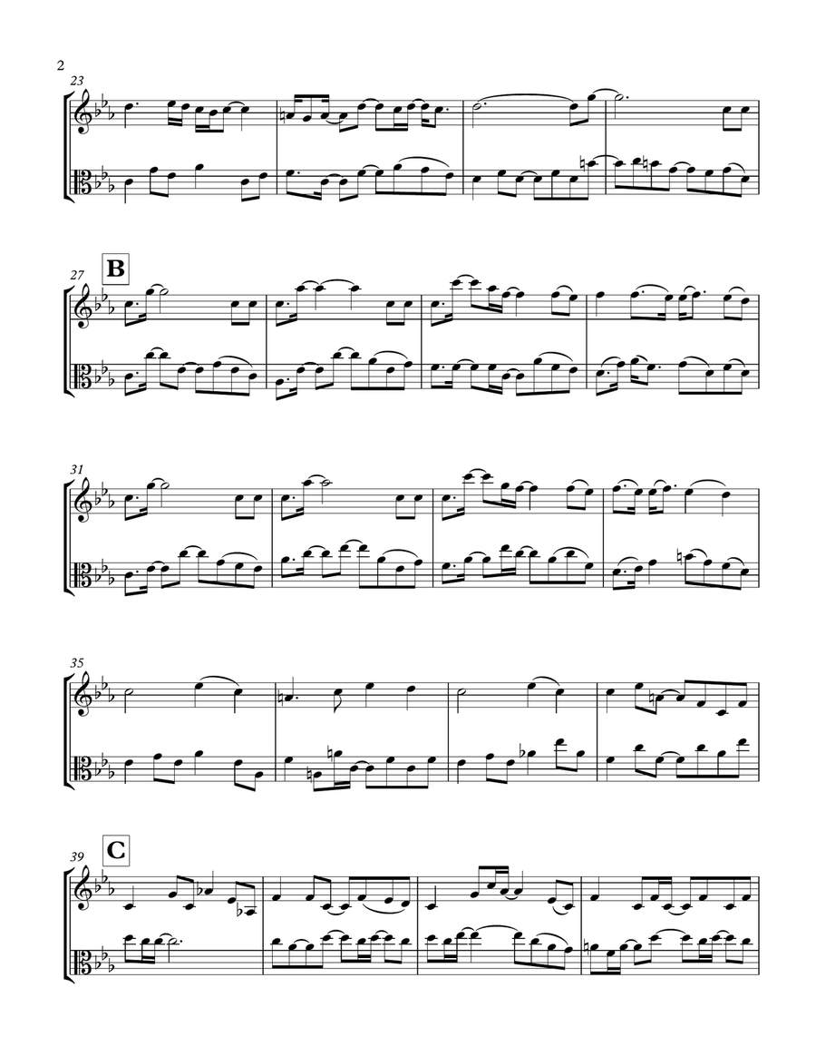 Skyfall String Duet scores gallery preview page 2