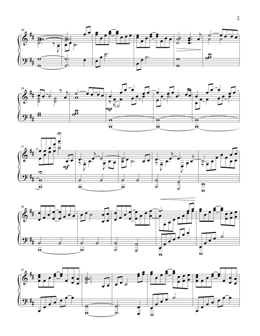 Breath Of Heaven (mary's Song) Piano Solo scores gallery preview page 2