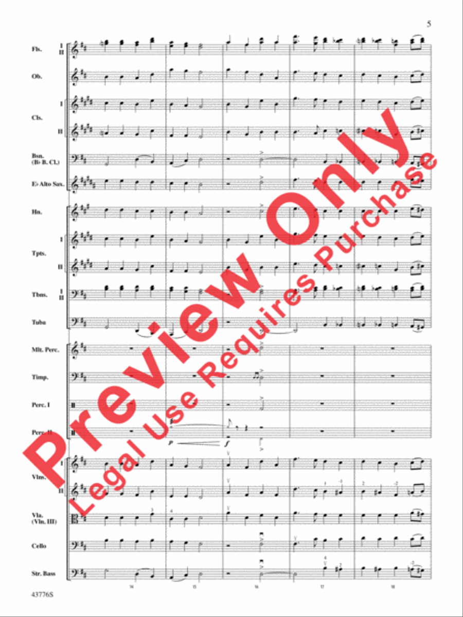 From the Realms of Glory! Full Orchestra scores gallery preview page 6