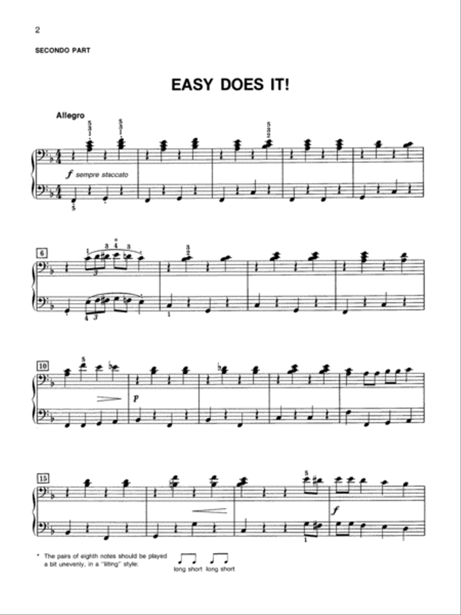 Alfred's Basic Adult Piano Course Duet Book, Book 2 Piano Method scores gallery preview page 3