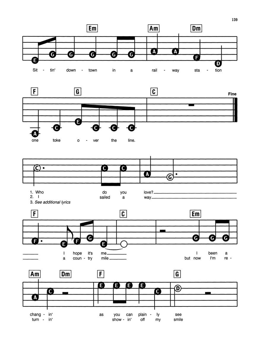 One Toke Over The Line Electronic Keyboard scores gallery preview page 2