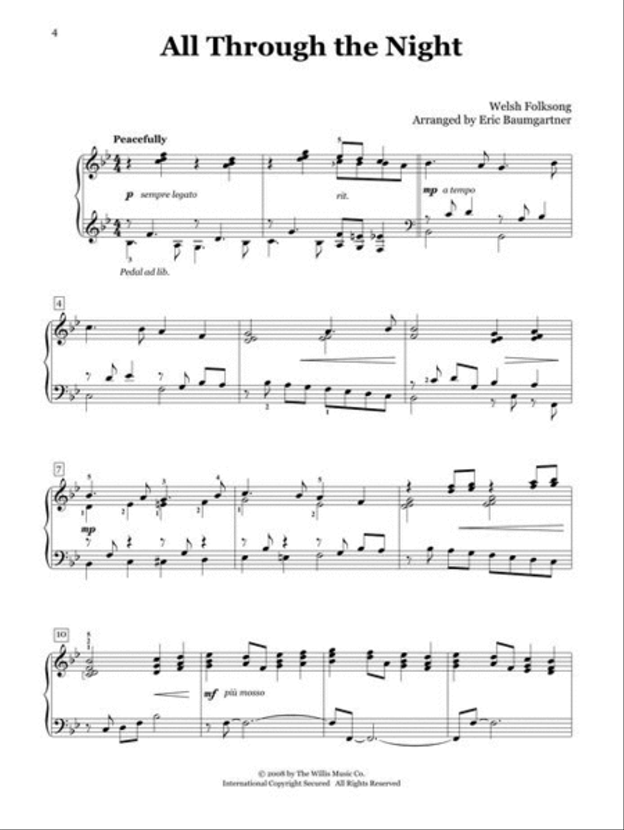 Favorite Melodies for Jazz Piano Solo Piano Solo scores gallery preview page 5