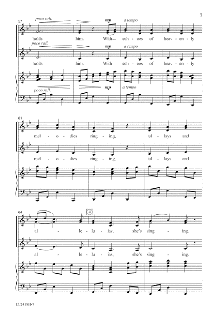 Lullay Alleluia SSA scores gallery preview page 8