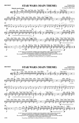Book cover for Star Wars (Main Theme): Drums