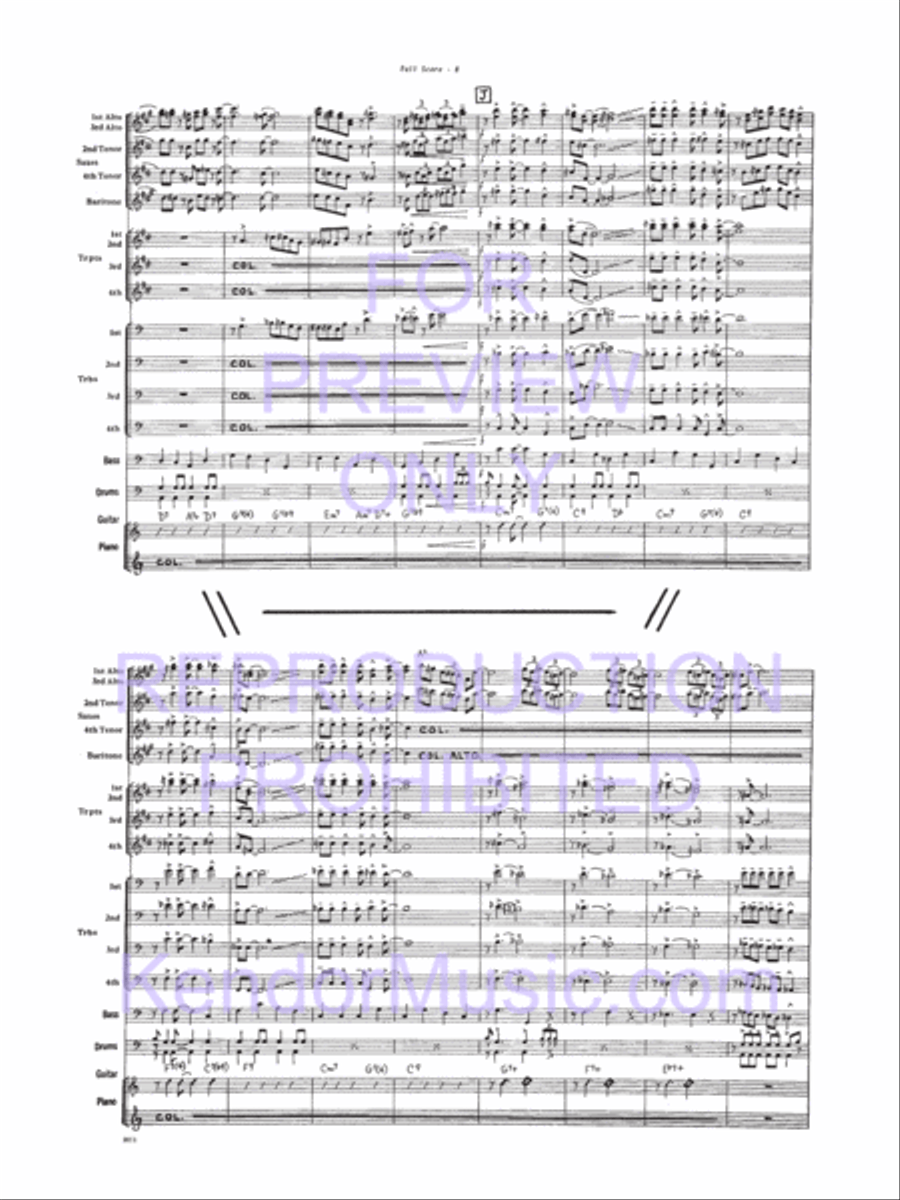 Back Bone Jazz Ensemble scores gallery preview page 9