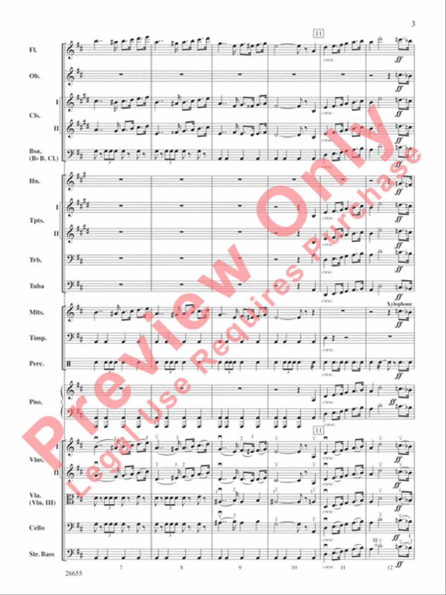 Robin Hood and His Merry Men Full Orchestra scores gallery preview page 4