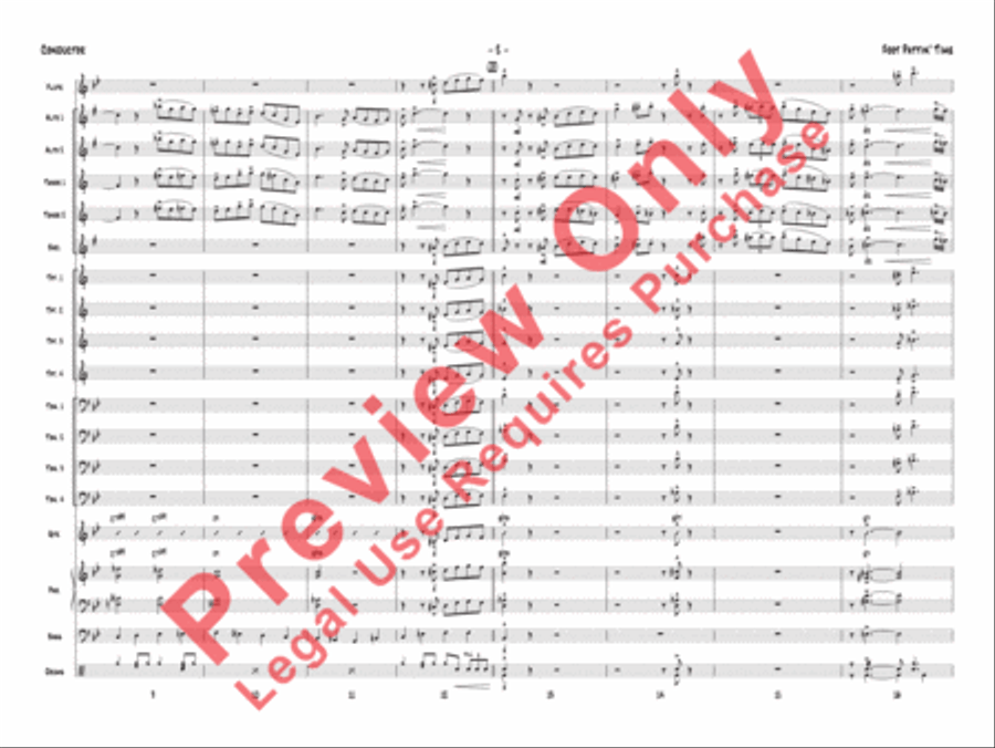 Foot Pattin' Time Foot Pattin' Time Jazz Ensemble scores gallery preview page 22